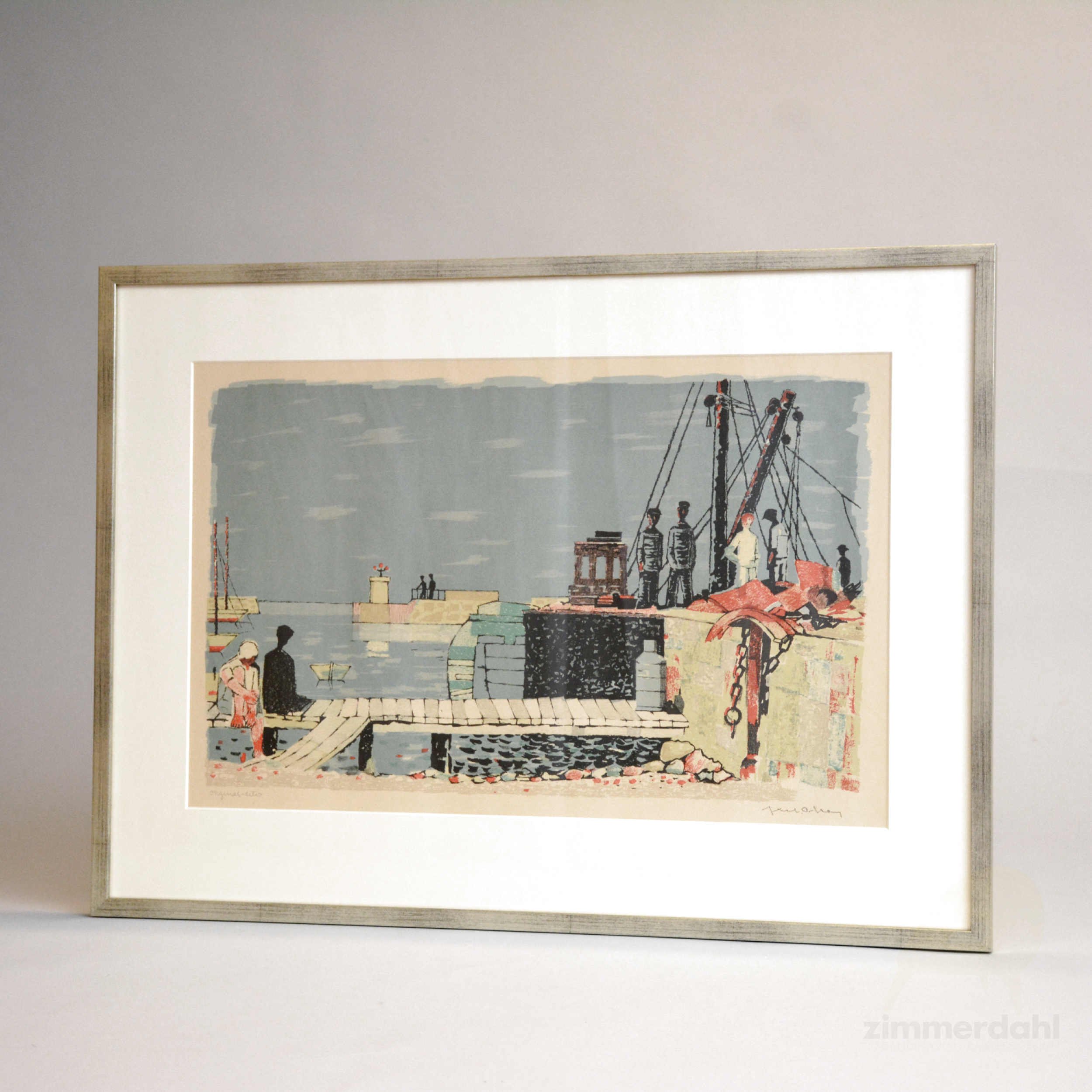 Litograph by Axel Olson, Sweden — Scandinavian Timeless.Design